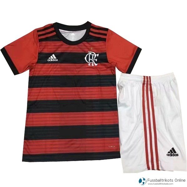 Flamengo Trikot Heim Kinder 2018-19 Rote Fussballtrikots Günstig